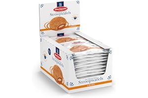 Daelmans Stroopwafels Karamell Jumbo 24-pack individuellt förpackade | Traditionellt holländskt recept sedan 1904, inga artificiella tillsatser, individuellt förpackade för färskhet