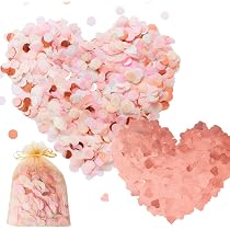 6000 Stück Weiße Herz-Konfetti – Biologisch Abbaubar, Für Hochzeit, Geburtstag & Valentinstag