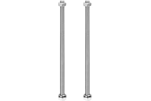 sourcing map M8 x 200mm 304 Stainless Steel Hex Head Screws Bolts, Nuts, Flat & Lock Washers Assortment Kit, Fully Threaded, Bright Finish for Home, Electronic, Machine, 2 Sets