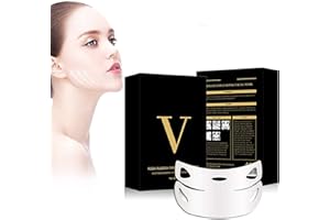 JOLIGAEA Mascarillas Faciales, Crema Reductora de Papada, V Line Mascarillas Cara Hidratante, Mascarillas Antienvejecimiento para la Línea de la Mandíbula, para Reafirmar el Cuello y la Cara (5 PCS)