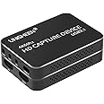 UNISHEEN USB 3.0 Capture HDMI Video Adapter Card, 4K Broadcast Live Stream and Record, HDMI to USB 3.0 Dongle HD 1080P Live Streaming Video Game Grabber Converter (UC2500H-EU)