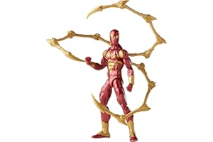Spider-Man Hasbro Marvel Legends Series 15-cm Iron Spider Action Figure Toy, Includes 2 Accessories, Multicolor,F3455