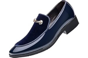 FULIDNGZG Mocassini Uomo Eleganti, Pelle Oxford Cerimonia Scarpe da Cerimonia Lucide Matrimonio Classiche Scarpe Cerimonia Comode Scarpe Eleganti Scarpe Classiche