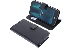 foto-kontor Custodia a libro compatibile con Brondi Midnight Sky cover di colore nero