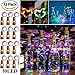 Produktbild Flaschenlicht lichterkette,RcStarry(TM) Weinflaschen LED lichterkett, 12er stück Korken Flasche Mini-Lichterkette 1M 10 Leds Silberdraht Licht Sternenlicht für Flasche DIY, Weihnachten Hochzeit und Party Halloween (Bunt)