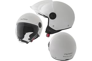 A-PRO Casco Jet Scooter Moto Quad Omologato ECE 22 06 Visiera Sonicmoto Backline