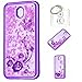 Produktbild Hülle Galaxy J7 2017(Euro Version)J730 Hülle Transparent Hardcase,3D Galvanotechnik TPU Kreative Liquid Bling Hülle Case Für Samsung Galaxy J730,Dynamisch Kristall Handytasche + Schlüsselanhänger (A) (5)