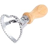 Baoblaze ravioli cutters, Ravioli Stamp Maker Cutter Pasta Maker Mold with Wooden Handle and Fluted Edge, Pasta Press Kitchen