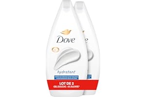 DOVE - Gel Douche - Essentiel Hydratant - Nettoie en douceur et adoucit la peau - Testé dermatologiquement - 0% Sulfate (lot promo de 2x 450ml)