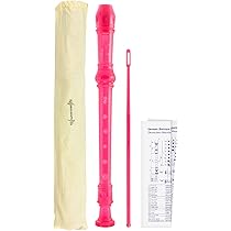 Flauto Dolce Soprano World Rhythm WR-804 - 3 Pezzi, Viola, Con Custodia E Scovolino - Foto 4