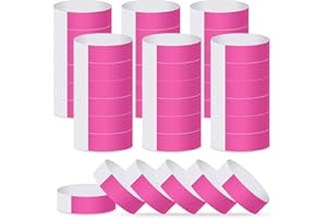 ‎ASTARON ASTARON Eintrittsbänder 200 Stück, Einlassbänder für Events, Wasserdichte Festival Handgelenkband, Rosa Event Handgelenkband Party Handgelenkband für Event-Clubs Leichte Konzert