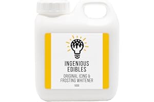 Ingenious Edibles Icing & Frosting Whitener, White Food Colouring (500 g (Pack of 1))