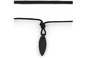 LOCAL LEAGUE Collana in Pelle da Uomo con Pendente a Punta di Freccia/a Forma di Croce/Zanna/Tavola da Surf AUSTRALIAN SURFER STYLE Corda Perizoma Regolabile per Fidanzato