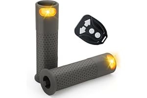 YINUOHUA E Scooter Blinker, Lenkerleuchte Scooter Blinklicht Griff Licht Roller mit Licht Lenkerleuchte mit drahtloser Ladefernbedienung für Xiaomi M365 Pro1 Pro2 is Ninebot Max G30 G30D Scooter Handle Grip