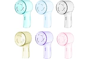 Kisstta 6 Pack Toothbrush Covers Compatible with Orale B iO Brush Heads, Fits for Orale B Pro 3/ iO 9, Toothbrush Covers Travel & Home