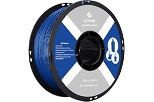 QIDI TECH Filamento ABS Rapido 1,75mm, Filamento Stampante 3D ABS 1 kg (2.2lbs), Adatto per la Stampa ad Alta Velocità, Adatto alla Maggior Parte Delle Stampanti 3D FDM, Altamente resistente, Blu