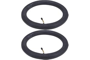 RITOEASYSPORTS 2 pezzi tubo interno per bicicletta resistente all'invecchiamento resistente al calore gomma butilica pneumatico con valvola di piegatura per bici da strada(14x2.125in)