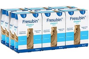 Fresenius Kabi Fresubin Energy Drink Cappuccino Trinkflasche, 6 x 4 x 200 ml, 1er Pack (1 x 5,5 kg)