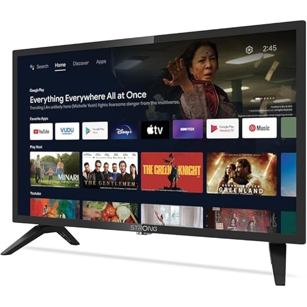STRONG SRT 24HZ4003N TV LED HD da 60 cm (24 pollici) (HDTV, triplo sintonizzatore, HDMI, USB, modalità hotel) Nero STRONG SRT 24HZ4003N TV LED HD da 60 cm (24 pollici) (HDTV, triplo sintonizzatore, HDMI, USB, modalità hotel) Nero