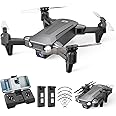 DEERC Drone for Kids with Camera 1080P HD FPV, D40 Foldable Mini Quadcopter for Beginners with Throw to Go, Altitude Hold, Voice Control, Trajectory Flight, Gesture Selfie, 3D Flips, 2 Batteries