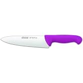 Arcos 2900 Chef Knife Nitrum Steel Fuchsia 200 mm | Professional chef knife. Polypropylene injected handle, precise cut and d