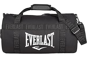 Everlast Unisex Barrel Bag Black/White One Size