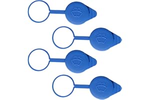 ROINAID Verschlussdeckel Wischwasserbehälter 4 Stück Scheibenwischer Wischwasserbehälter Deckel Blau Deckel für Scheibenwaschbehälter,Wischwasserbehälter Deckel für Ford-Fahrzeuge