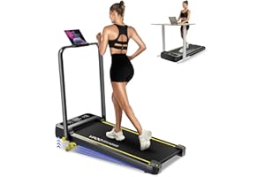 ‎YPOO YPOO Laufbänder für Zuhause mit Steigung Klappbar,Walking Pad Leises 2.5HP, Treadmill für Zuhause & Büro Max Belastung 140 kg,Walkingpad Incline mit Griff Laufband Schreibtisch Fernbedienung und App