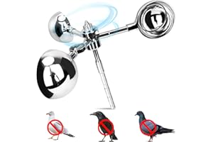 YIKEDAN Vogelschreck | Vogelabwehr | Taubenabwehr | Reflektierende Windräd Vogelabwehrmittel für Vogelbalkon, Dach, Obstbäume oder Teiche