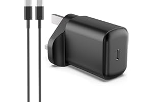 25W USB C Fast Charger Plug, with 2M Cable for Samsung Galaxy S23/S22/S21+/S21/S20+/S20/S9/S8 Ultra Plus Flip 3/Z Fold 3 5G, Iroussa UK USBC Wall Charging Power Adapter Type C for Phone Note 20/10