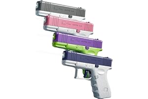 GWAWG 4PCS Water Pistols Super Gun Cool Toys for Kids, Small Squirt Toy Manual Water Soaker for Summer Swimming Pool Beach Fighting Bath Garden Outdoor Game Party Gifts