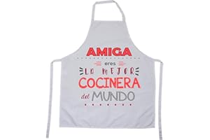Kembilove Delantal cocina mujer – Regalos personalizados – Delantal con Mensaje Mamá eres la mejor cocinera del Mundo – Que regalar a tu madre – Regalos originales