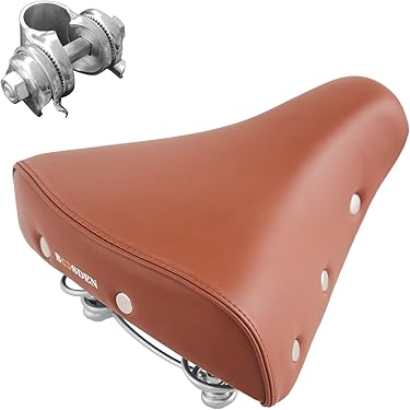 MSDADA Breed Fietszadel voor Heren en Dames - Waterdicht en Comfortabel voor Mountainbike, Racefiets, Hometrainer, Pushbike, Stadsfiets, Spinfiets (Blauw