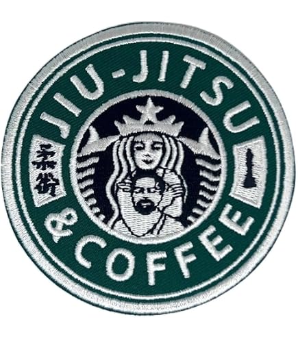 Patch à Repasser (badge) Pour Kimono De Jiu-Jitsu Brésilien (BJJ) - Marque Karma Patch - Noir