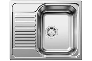 BLANCO Tipo 45 S Mini 516524 Évier de Cuisine Acier Inoxydable Finition Naturelle 1 Pièce