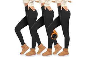 ‎ACTINPUT ACTINPUT Thermoleggins Damen Gefüttert Leggings mit Innenfleece Blickdicht Sportleggins Winter Warm Strumpfhose für Alltag