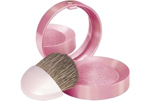 Bourjois Blush Petite Boîte Ronde 54 Rose Frisson, 2,5 g – Teint Frais & Naturel, Pigments Longue Tenue, Texture Légère & Modulable, Résultat Bonne Mine Toute la Journée