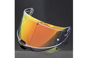 EvoParts Visiera per casco LS2 FF811 VECTOR 2 CITATION 2 (Rosso trasparente)