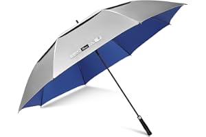 ‎NINEMAX NINEMAX Golf Umbrella Large UV Protection - Automatic Opening Golf Umbrella XL/XXL - Golf Umbrella with Double Layer Umbrella Fabric