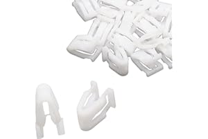 A ABSOPRO Voiture Garniture Instrument Panneau Tableau de bord Fixations Blanc (Ensemble de 20)