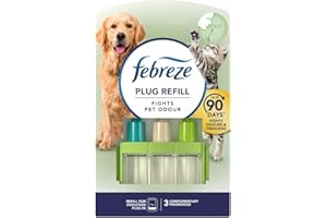 Procter & Gamble Ambi Pur Febreze 3Volution Air Freshener Plug-In Refill, Pet Odour Eliminator, 20ml