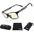DUCO Superlight Blue Light Blocking Computer Reading and Gaming Video Eyewear Glasses,Anti Blue Ray Light 100% UV Protection 223