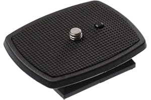 VICTIV Piastra a Sgancio Rapido per Treppiede Victiv T72, VT65, T64, T57 – 1 Pezzo, Nero