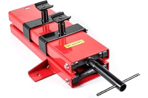 Dhouse 500kg (1100 lbs) Motorcycle Jack Lift, 45X15cm Large Platform Heavy Duty Adjustable Scissor Motorcycle Lift for Motorbike Repair