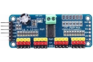 JZK PCA9685 16 canaux 12 Bits Moteur à servomoteur PWM Module IIC pour Arduino Robot
