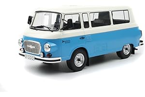 Model Car Group Barkas B1000 Bus blau-Weiss 1:18
