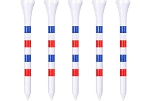 Zivisk Bamboo Golf Tees 83mm 70mm 54mm 38mm Available Bag of 100, Strong Sustainable Biodegradable