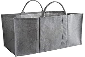 AUBRY GASPARD AG1060S Sac a buches Jute Gris 60x30x40