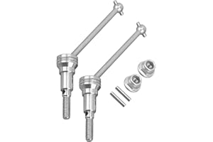 Dilwe Arbre de Transmission Avant M16105 RC, pour Voiture 16889A 16889 S1601 S1602 RC 1/16, Alliage D'aluminium