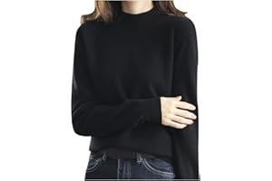 Shffuw Pull Cachemire Femme, Chic, Chaud, LéGer, Manches Longues, Col Rond, Et Elegant, Pull en Tricot, Elástique Top